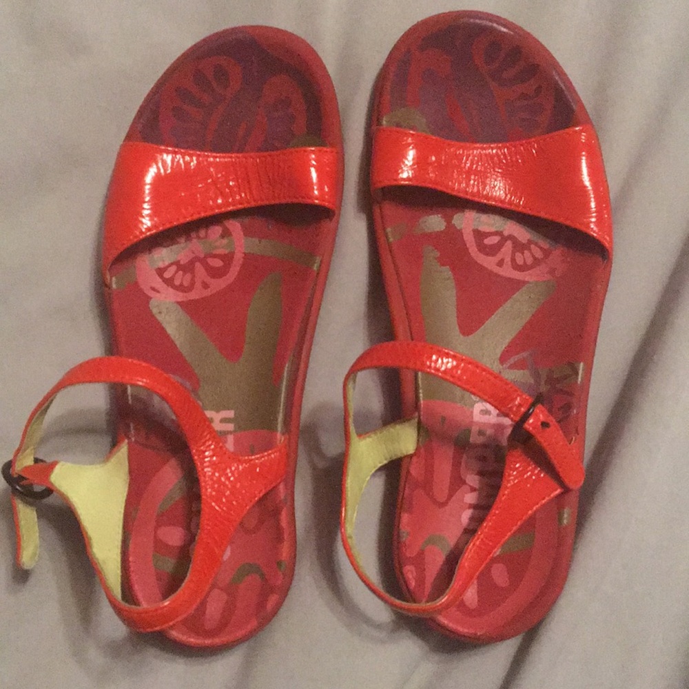 Camper Red Sandals